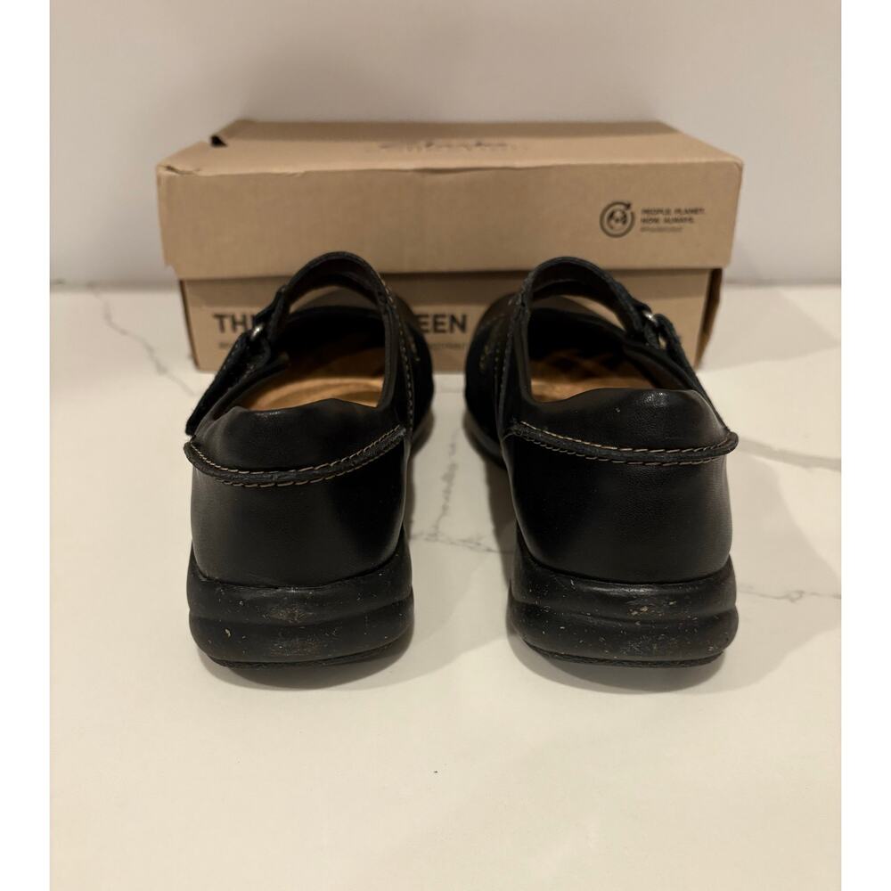 Clark’s Roseville Jane‎ Black Combi Women’s Mary Janes Flat Sole Women’s 7 NWB - Picture 3 of 7